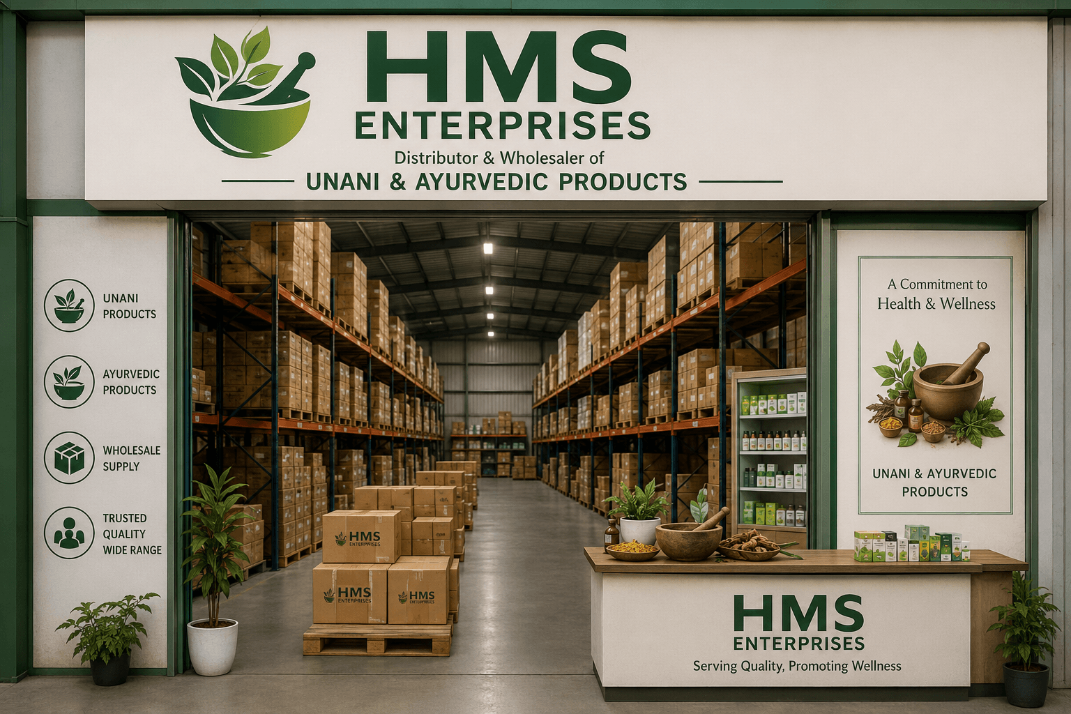 HMS Enterprises warehouse — Meerut distribution hub
